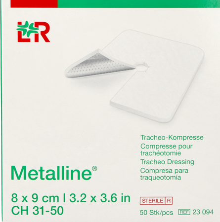 Metalline Kompres Tracheo Ster 8x9cm 50 23094 6