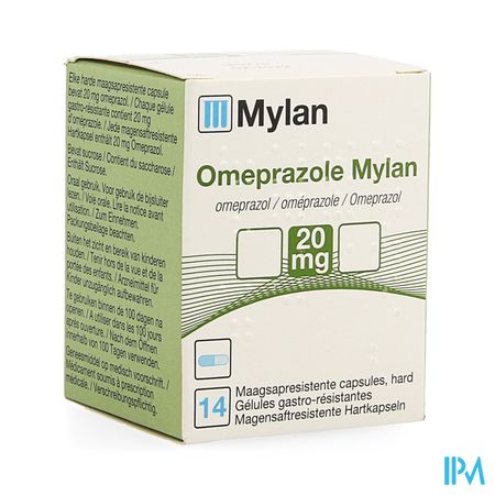 Omeprazol Viatris 20mg Caps 14