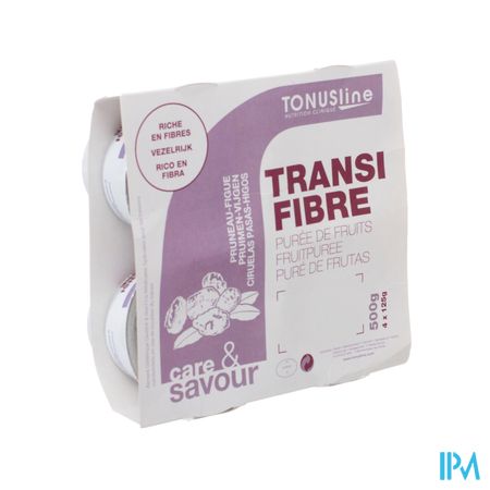 Transifibre Pruimen-vijgen Pot 4x125g