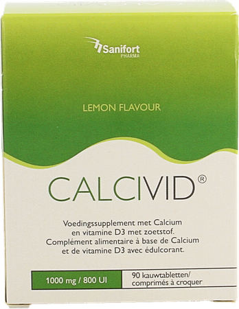 Calcivid 1000mg/800ie Lemon Chew 90 2