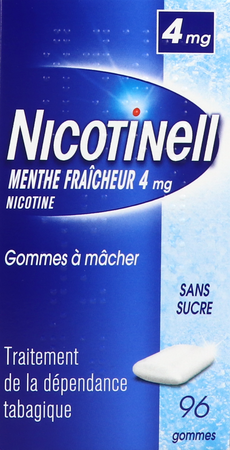 Nicotinell Cool Mint 4mg Kauwgom 96 3