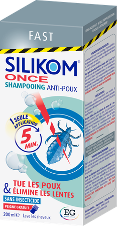 Silikom Once Shampoo A/Luizen A/Neten        200Ml 4