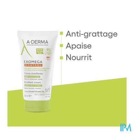 Aderma Exomega Control Creme Emolierend 50ml 19