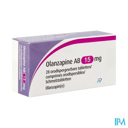 Olanzapine Ab 15mg Orodisp. Tabl 28