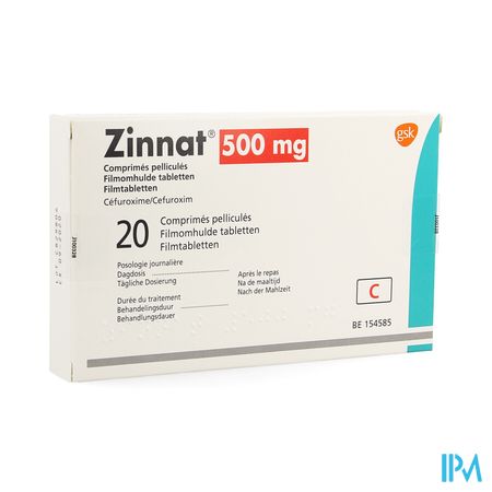 Zinnat 500 Comp 20x500mg