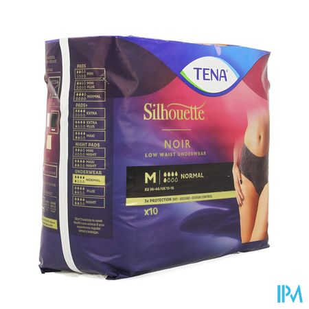 Tena Silhouette Noir Low Waist M 10 795516