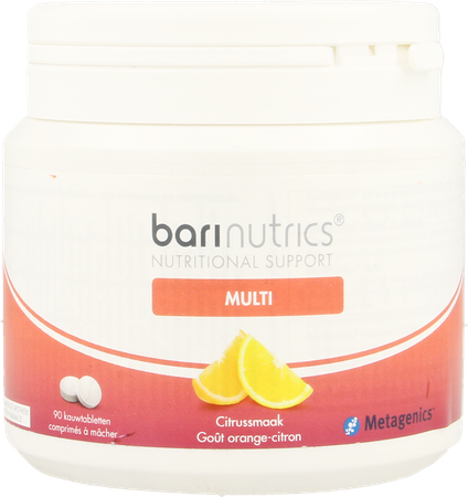 Barinutrics Multi Citrus Kauwtabl 90 Nf