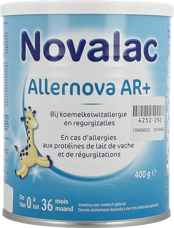 Novalac Allernova Ar+ 0-36m Pdr 400g 1