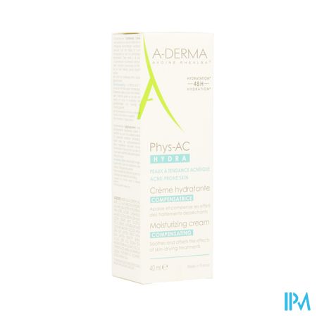 Aderma Phys-ac Hydra Creme Compenserend Tube 40ml