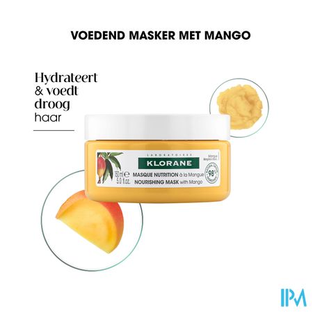 Klorane Capil. Masker Mango Pot 150ml Nf 8