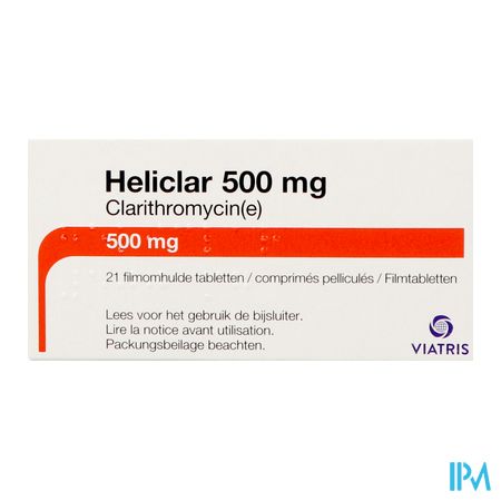 Heliclar 500 Comp 21 X 500mg 4