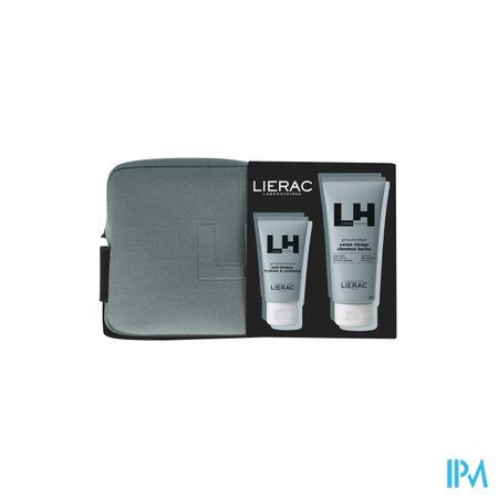 Lierac Set+trousse Noel Homme Gel Hydra 2 Prod.