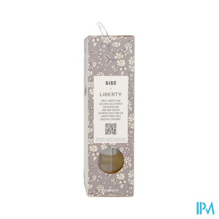 Bibs 2 Fopspeen Duo Liberty Garden Bobo Ivory 2 2