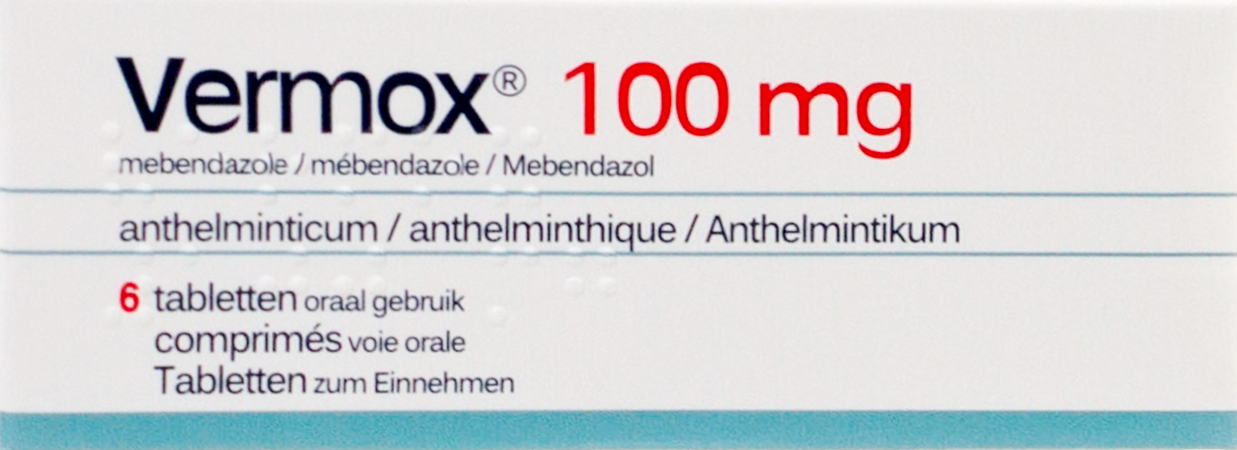 Vermox 100mg Tabl 6 X 100mg Pip 1