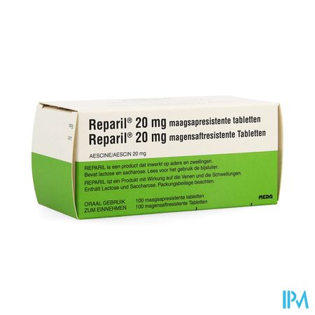 Reparil Comp Gastroresist 100 X 20mg