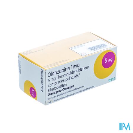 Olanzapine Teva 5mg Filmom Tabl 98 X 5mg 1