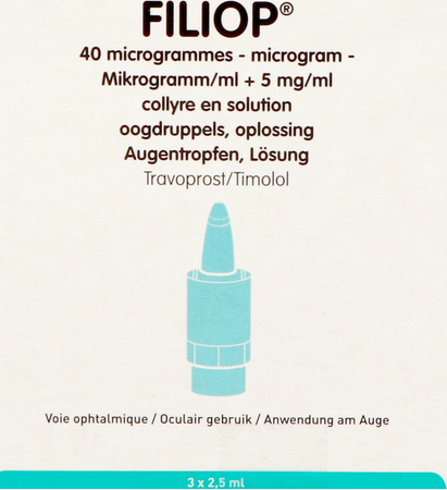 Filiop 40mcg/ml + 5mg/ml Collyre Sol 3 X 2,5ml 4