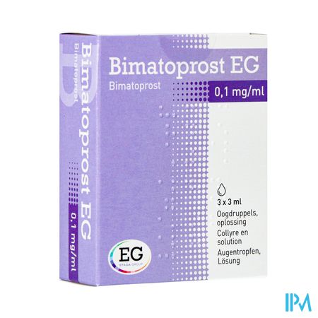 Bimatoprost EG 0,1Mg/Ml Collyre Sol Fl 3 X 3Ml