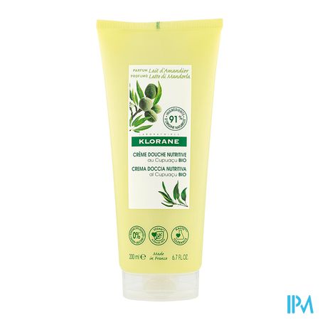 Klorane Lichaam Douchecr Amandelmelk 200ml 1