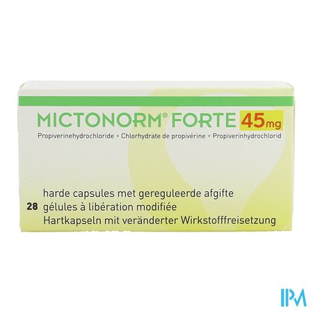 Mictonorm Forte 45mg Gereguleerde Afgifte Caps 28 1