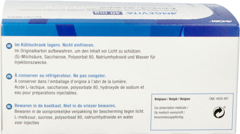 Amgevita 40mg Opl Inj 100mg/ml Voorgevulde Spuit 6 2