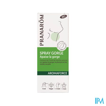 Aromaforce Bio Spray Gorge Apaisant 15ml