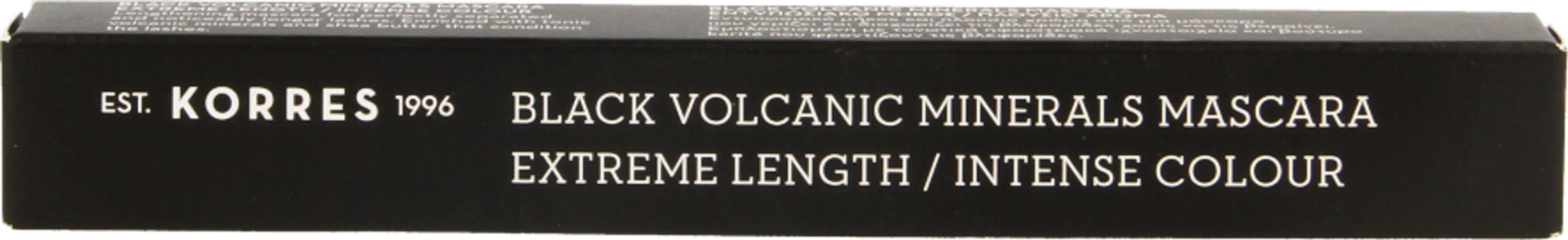 Korres Km Volcan. Mineral Length Mascara 01 Black 1