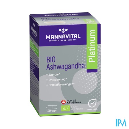 Mannavital Ashwagandha V-caps 60