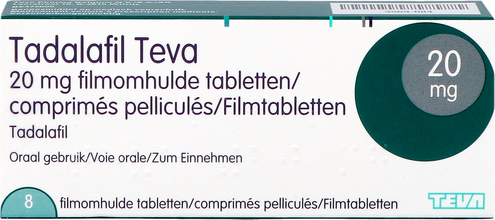 Tadalafil Teva Filmomh Tabl 8 X 20,0mg 3