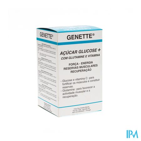 Genette Glucose Suiker + Glutamine + Vit.pdr 380g 1