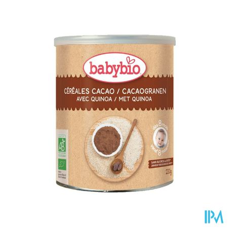 Babybio Cereales Cacao Quinoa 8m 220g