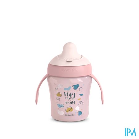 Suavinex Feeding Bears Learning Cup Pink 200ml 2