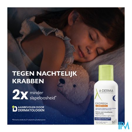 Aderma Exomega Control Herst. Emol. Nacht Cr 400ml 6