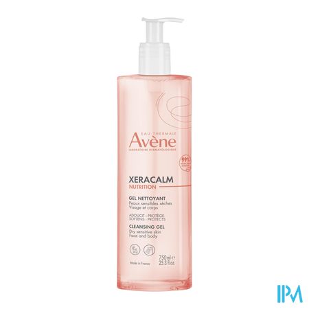 Avene Xeracalm Nutrition Gel Nettoyant 750ml