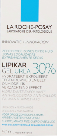Lrp Lipikar Gel Creme Urea 30% 50ml 4