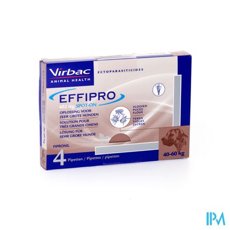 Effipro 402mg Spot-on Opl Hond Pipet 4x4,02ml