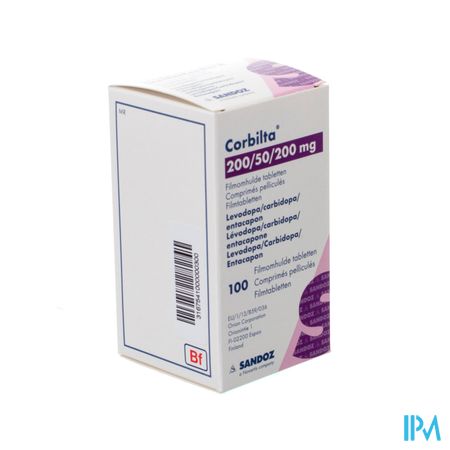 Corbilta 200mg/50,0mg/200mg Filmomh Tabl 100