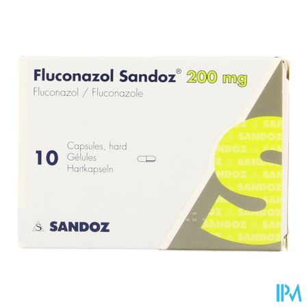 Fluconazole Sandoz 200mg Pi Pharma Caps 10 Pip 1