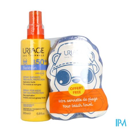Uriage Bariesun Ip50+ Enf Spray 200ml+ Serv. Plage 1