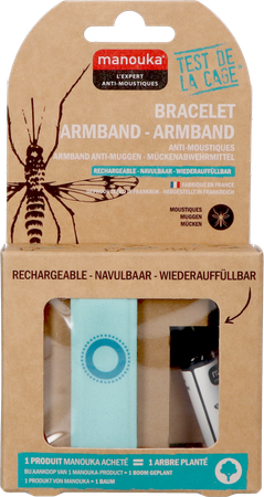 Manouka Armband A/muggen Uni Turquoise 2