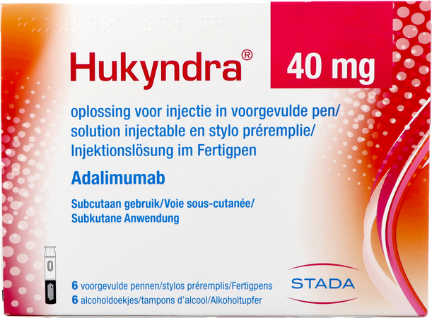 Hukyndra 40Mg/0,4Ml Voorgevulde Pen  6 1