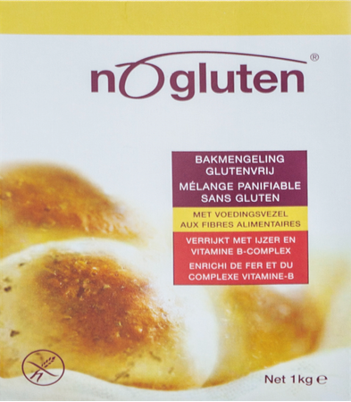 Nogluten Broodmix + Vezels 1kg 5590 Revogan 3