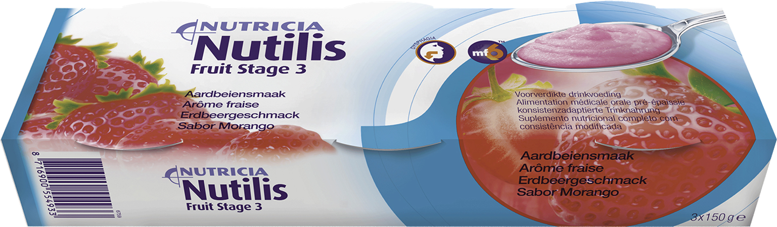 Nutilis Fruit Stage 3 Aardbei 3x150g 5