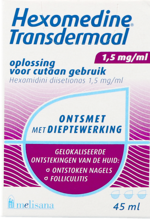 Hexomedine Sol 45ml Transcut 3