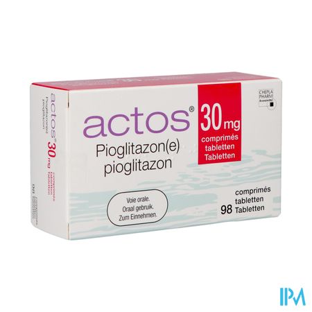 Actos Pi Pharma 30mg Tabl 98 Pip