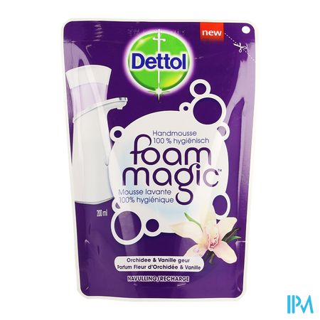 Dettol Foam Magic Orchidee/vanille Navulling 200ml 1