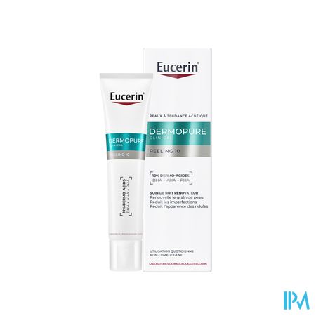 Eucerin Dermopure Clinic.peeling 10 Soin Nuit 40ml