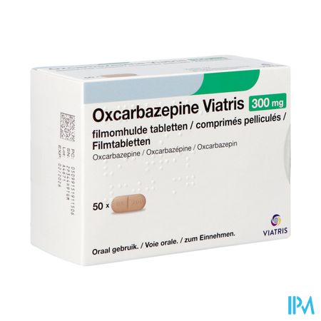 Oxcarbazepine Viatris 300mg Filmomh Tabl 50