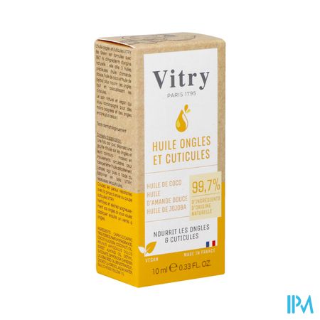 Vitry Huile Ongles & Cuticules Naturelle 10ml