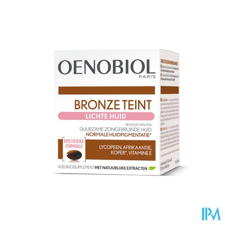 Oenobiol Bronze Teint Lichte Huid Caps 30